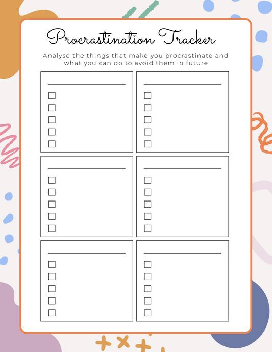 ADHD and Procrastination: Tips, Tricks and a Free Tracker