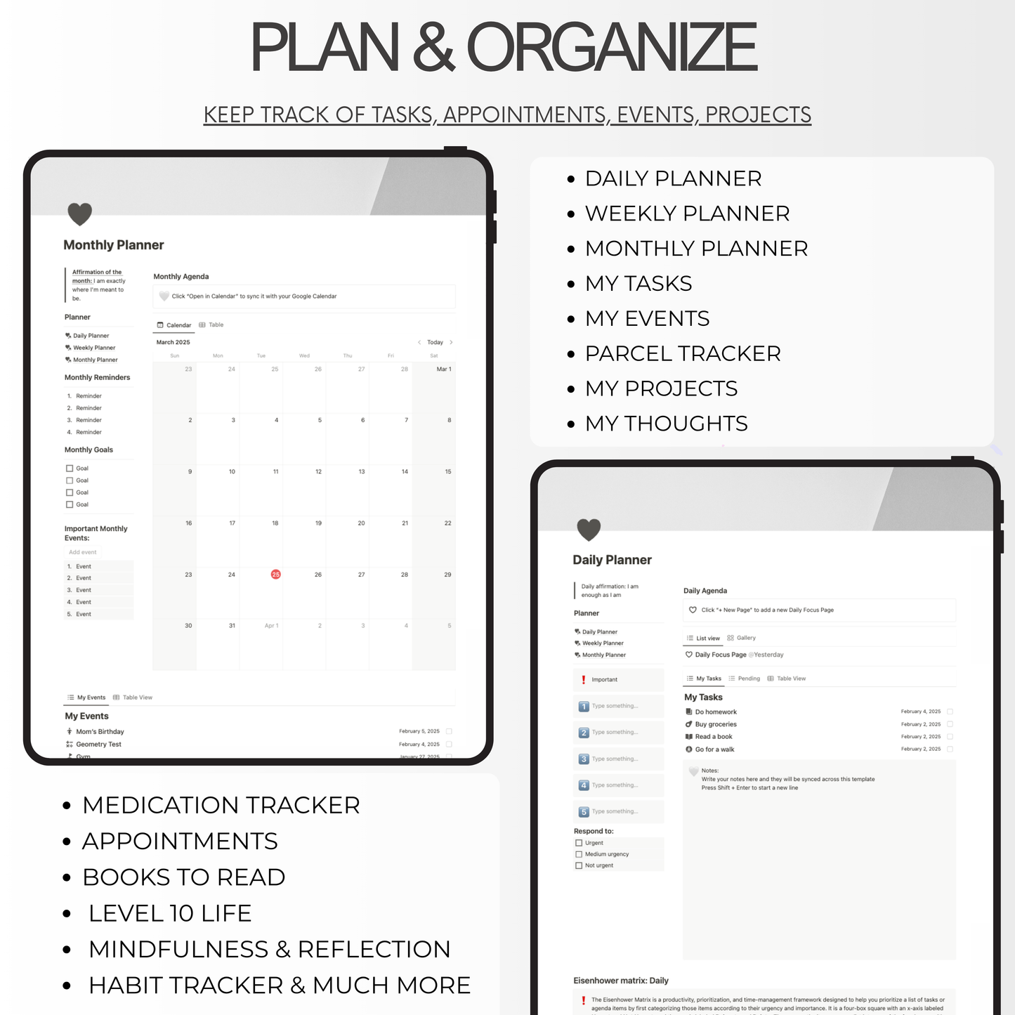personal planner notion