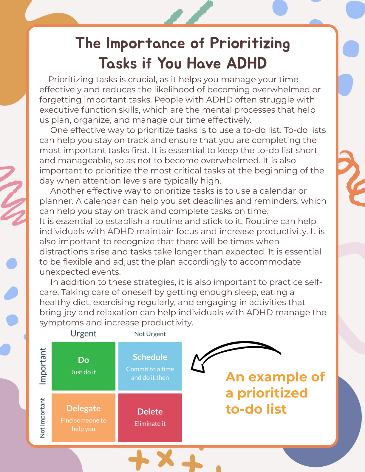 Priotiizing The Importance of Prioritizing Tasks if You Have ADHD – UsefulPlanner