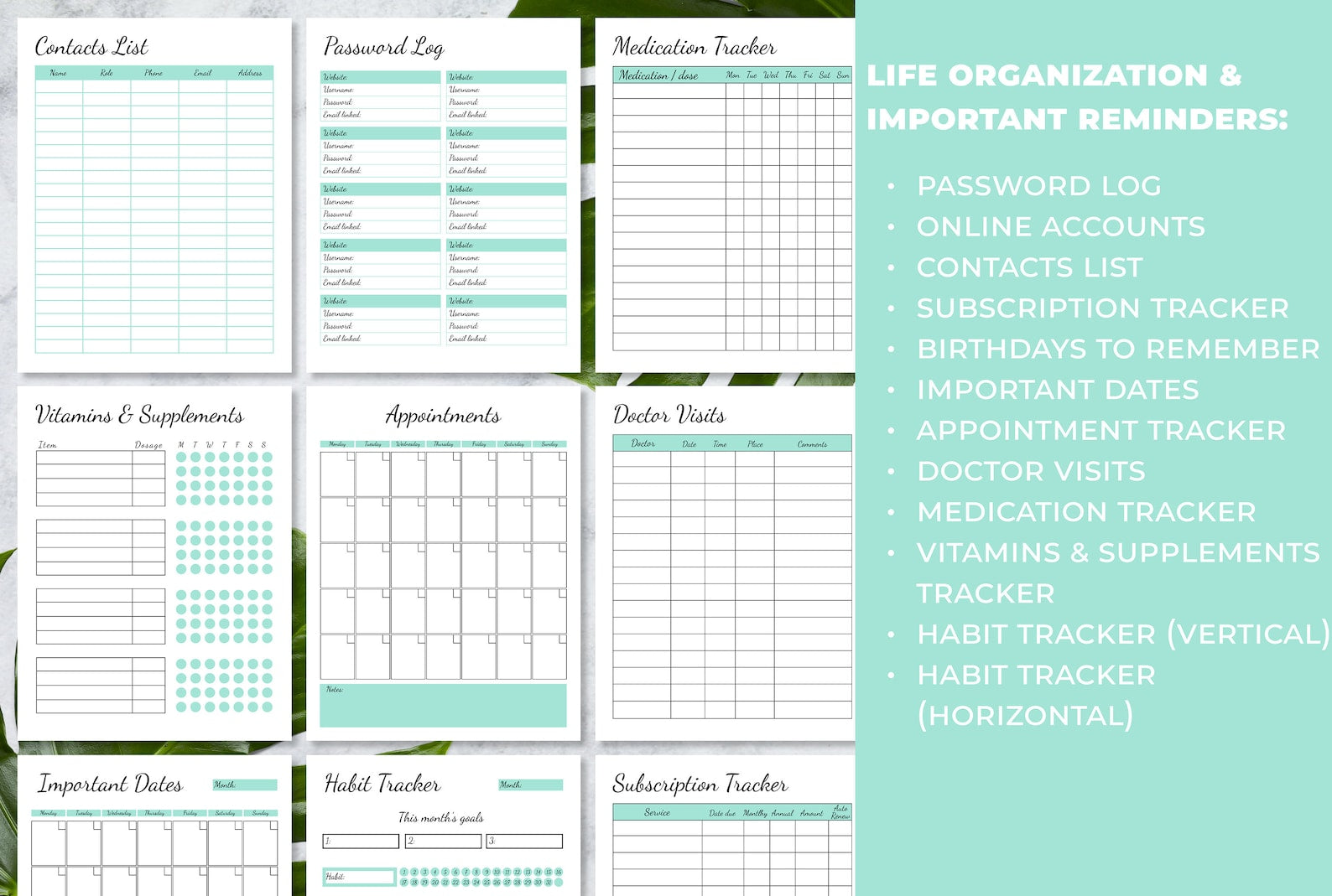 busy mom life planner