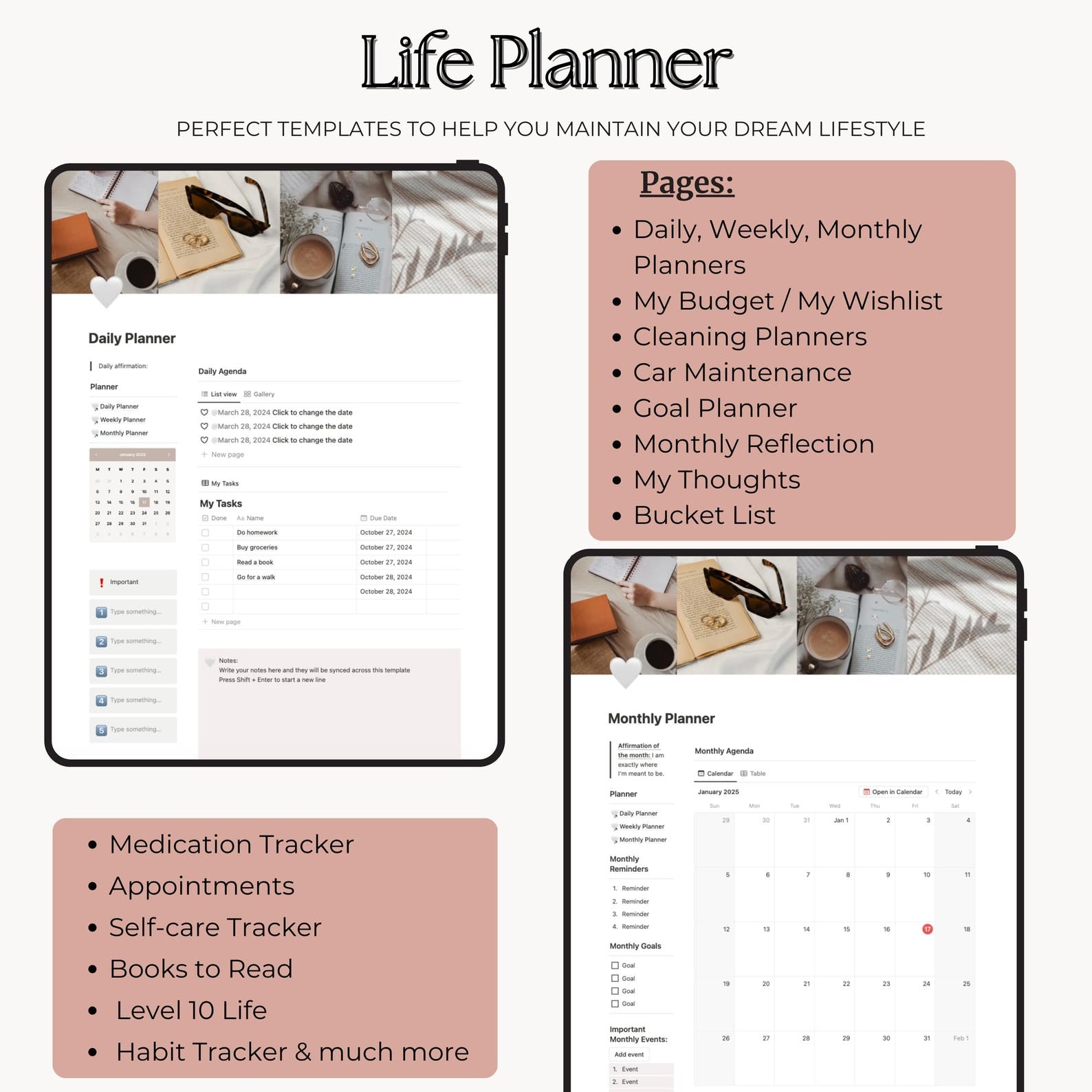 ADHD Notion life planner