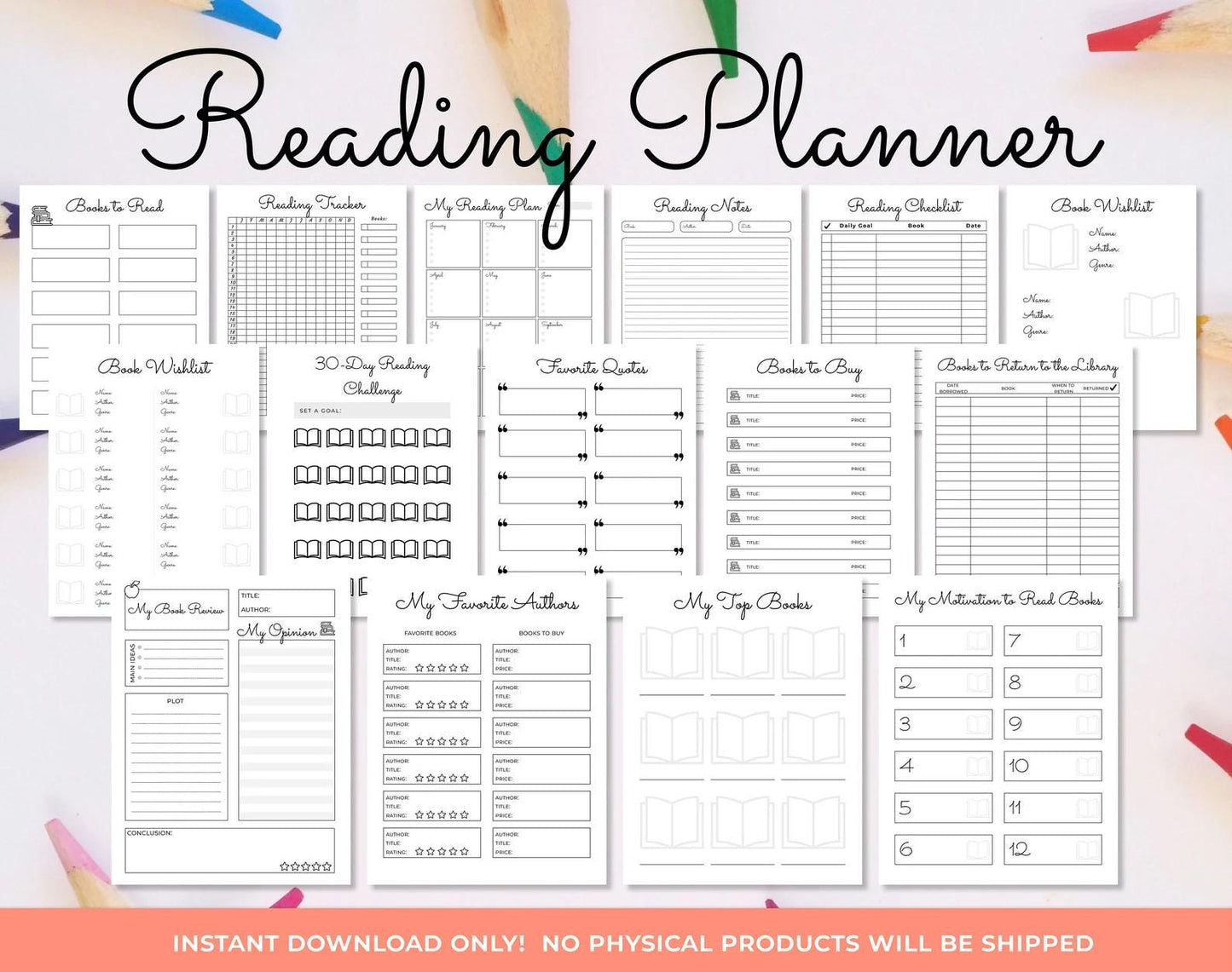 Reading planner for children with ADHD