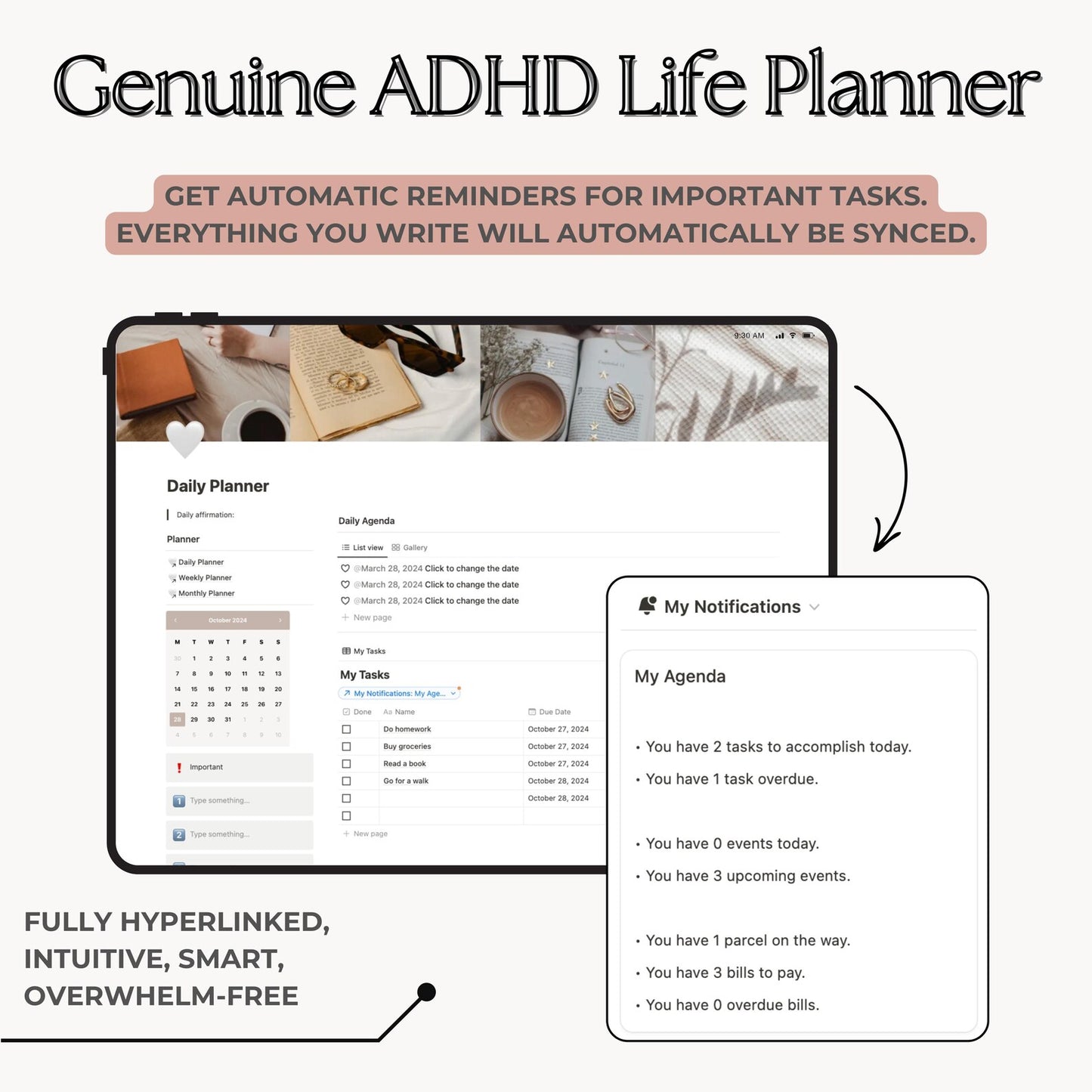 ADHD-specific life planner