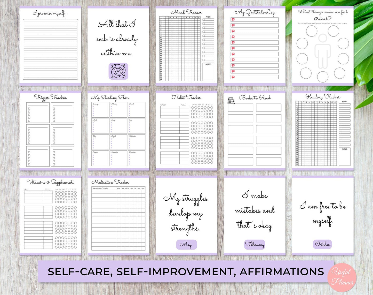 self-care planner