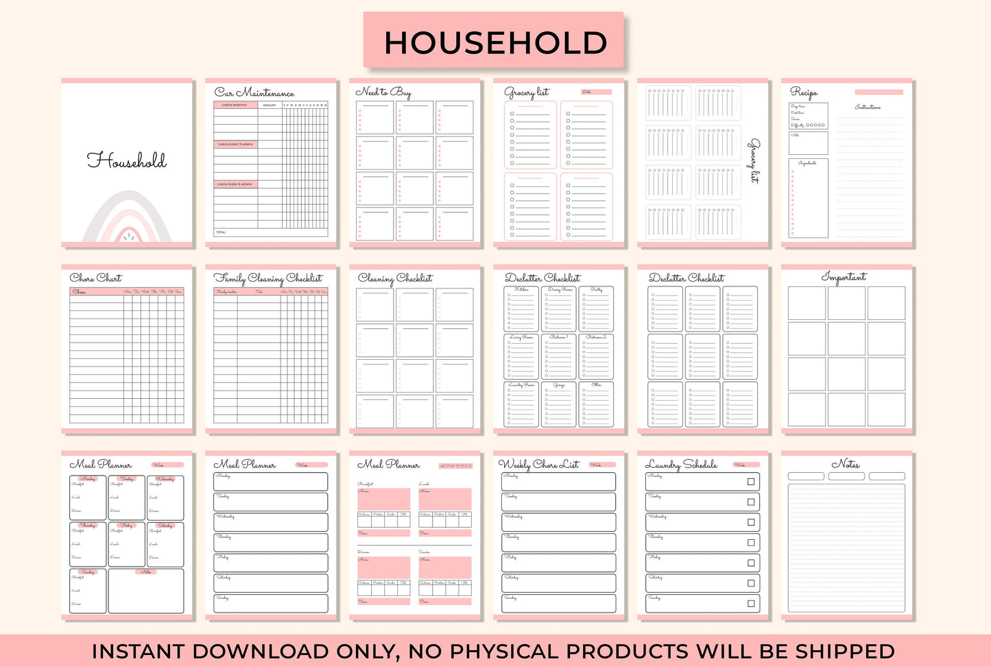 household planner