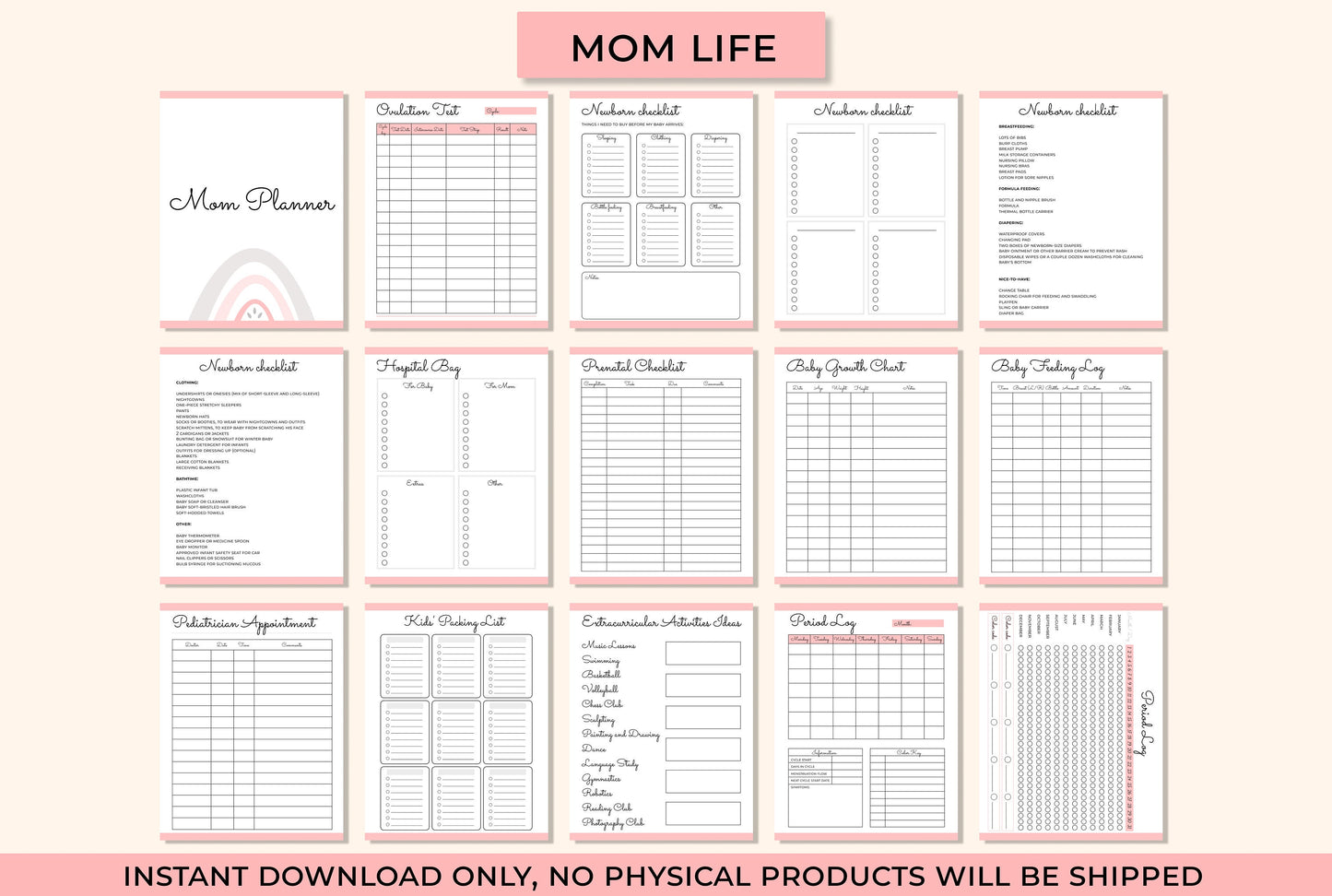 mom life planner