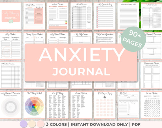 printable anxiety journal