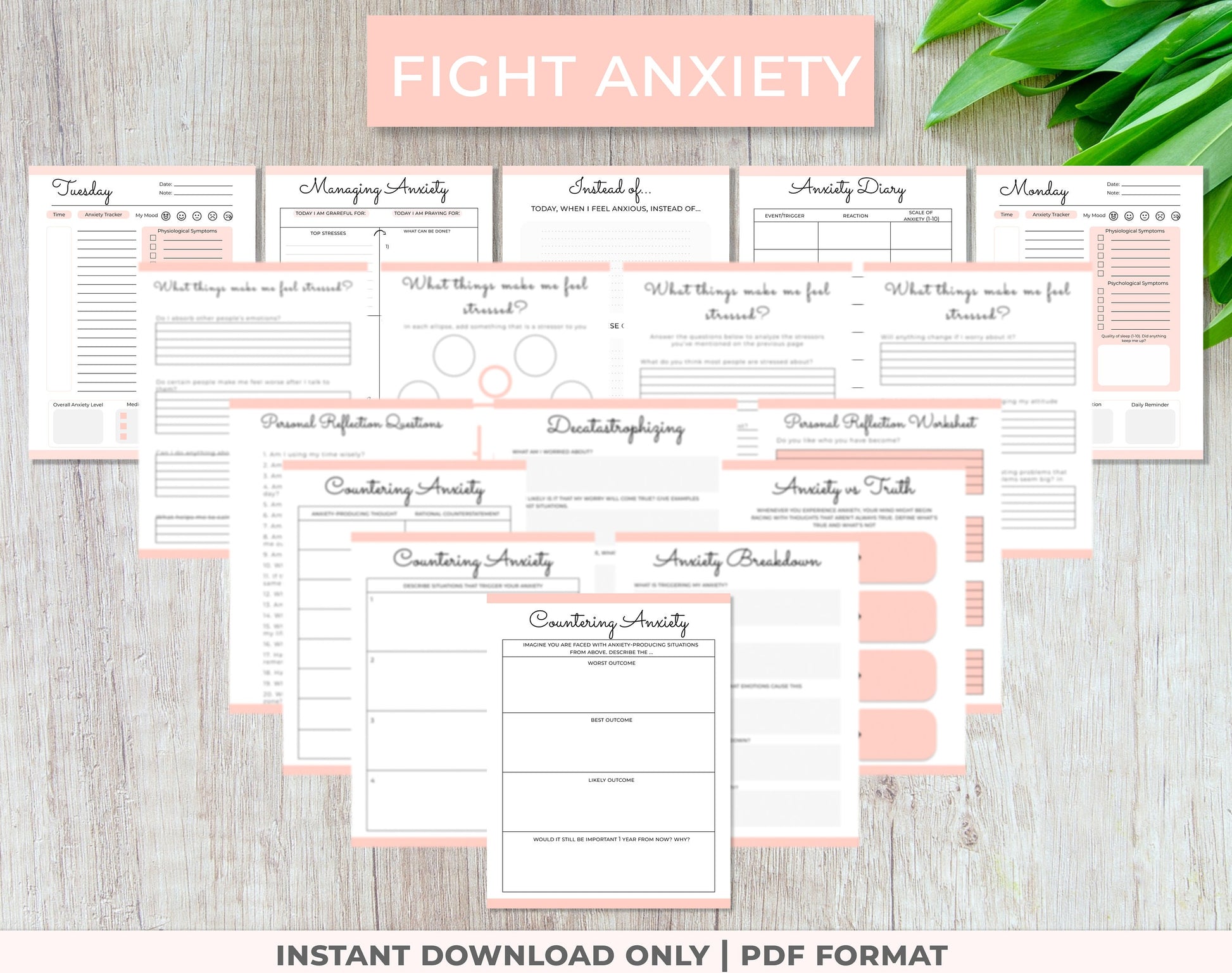 pages to help you fight anxiety