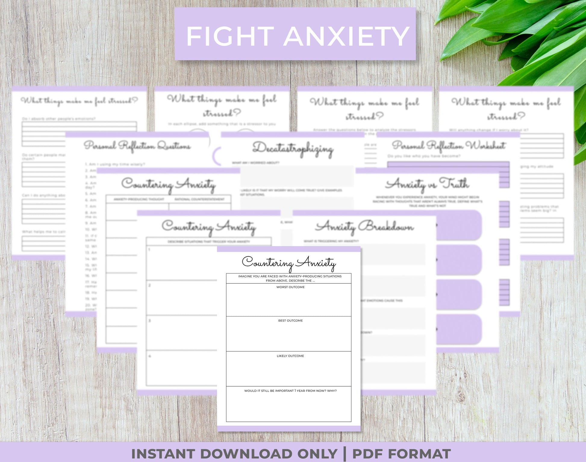 anxiety templates