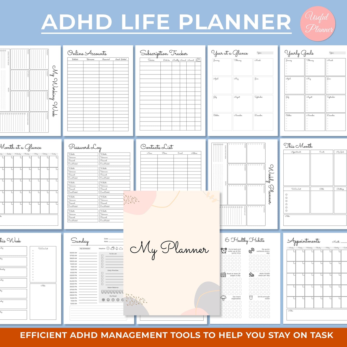 ADHD Life planner