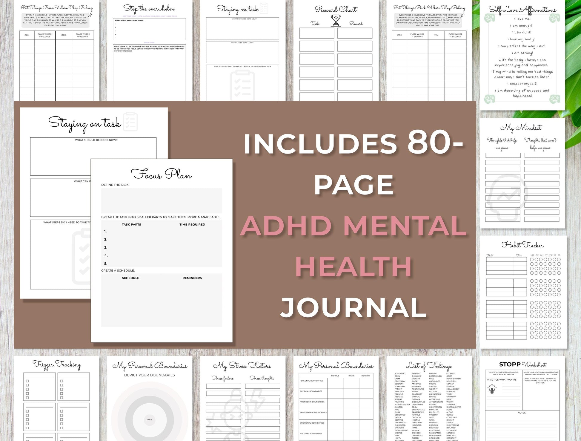 ADHD mental health journal