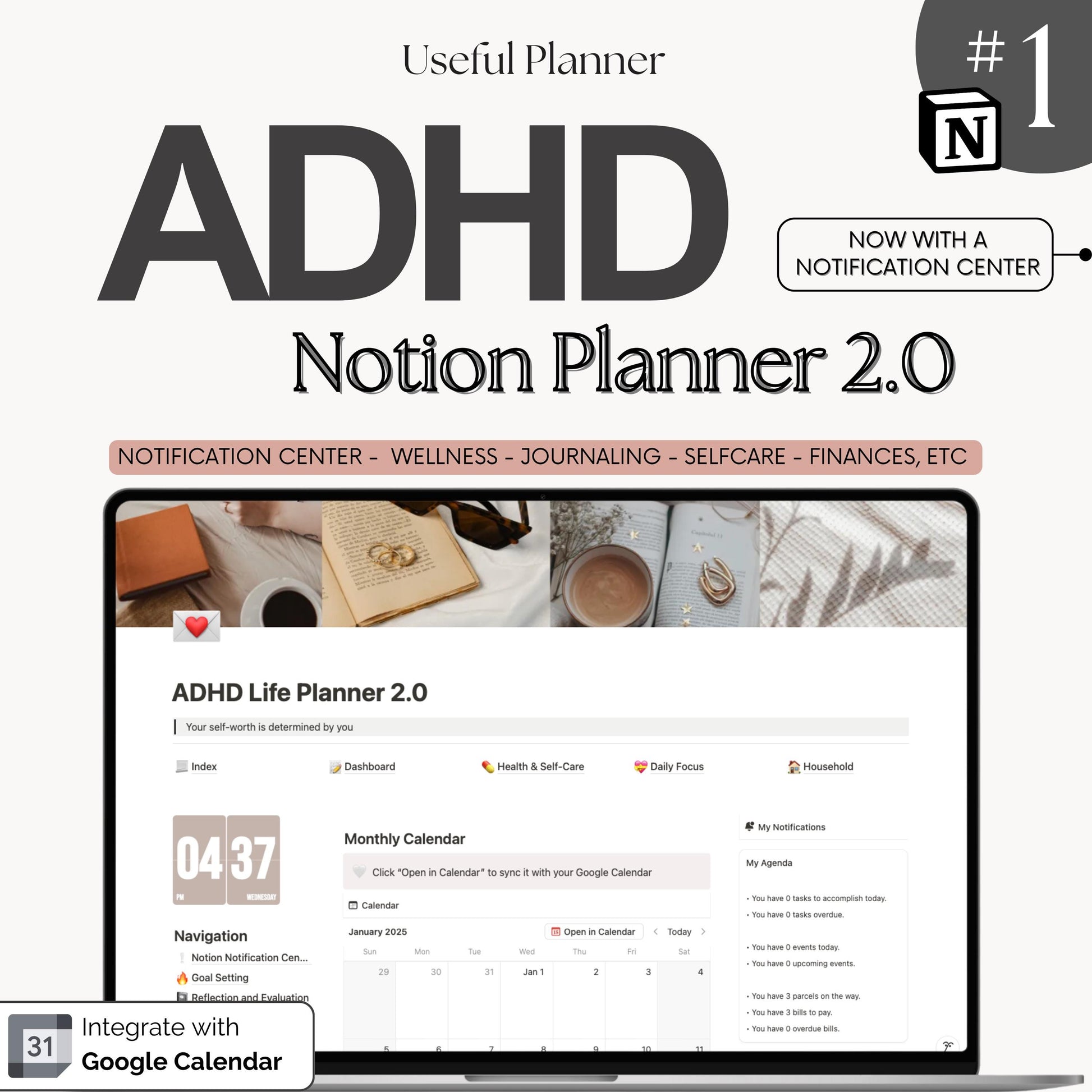 Adhd notion life planner