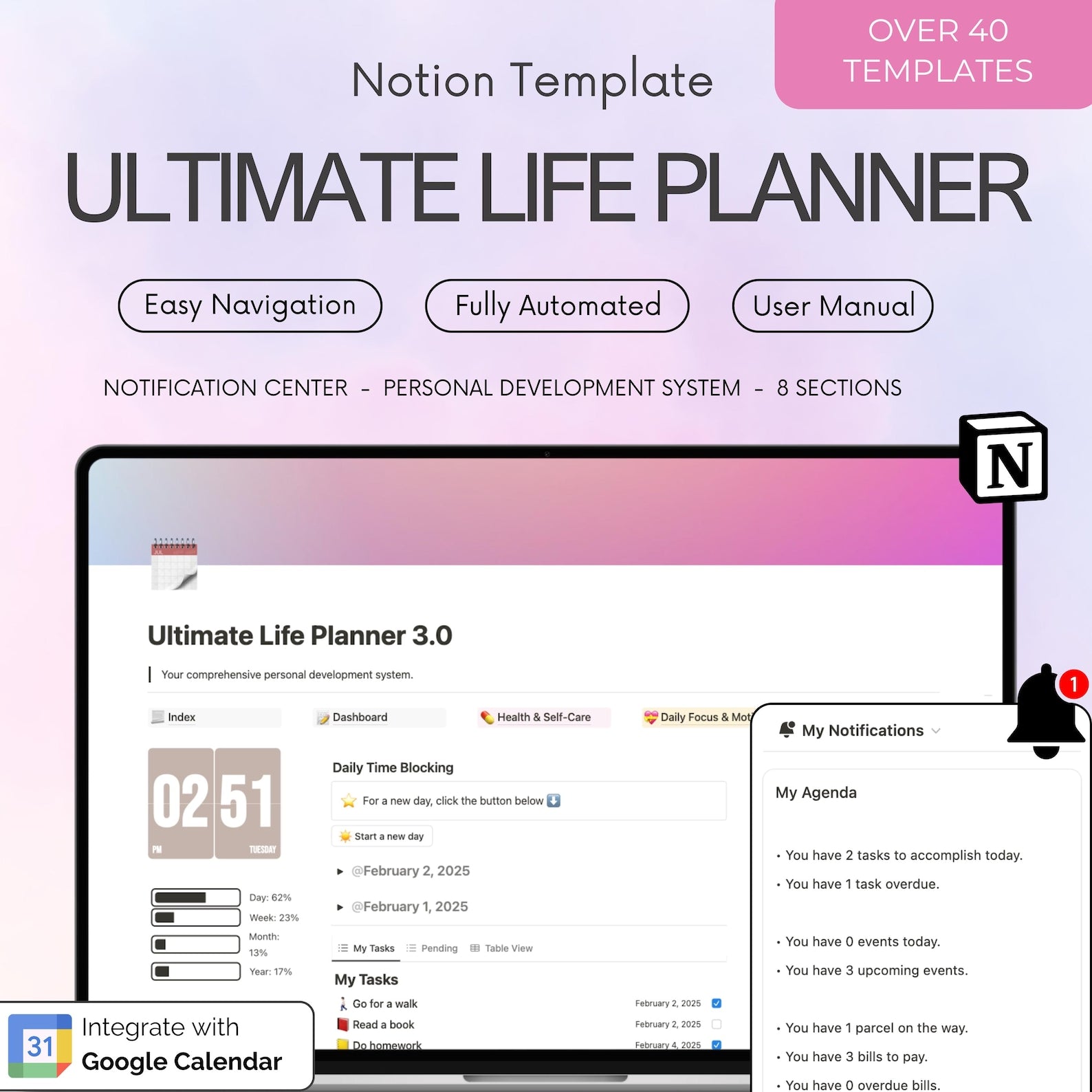 notion ultimate life planner