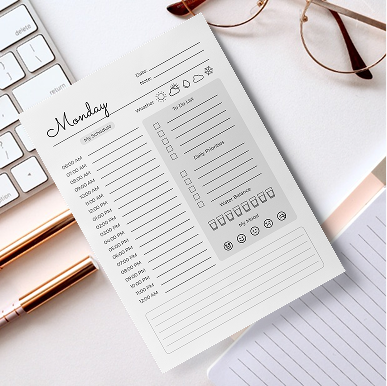 ADHD printable planner